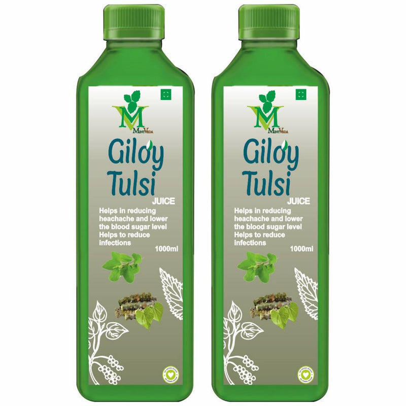 Giloy Tulsi (Sugar Free) Juice (1Liter) Pack Of 2