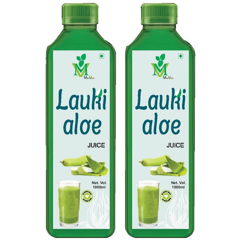 Lauki Aloe Vera (Sugar Free) Juice (1Liter) Pack Of 2