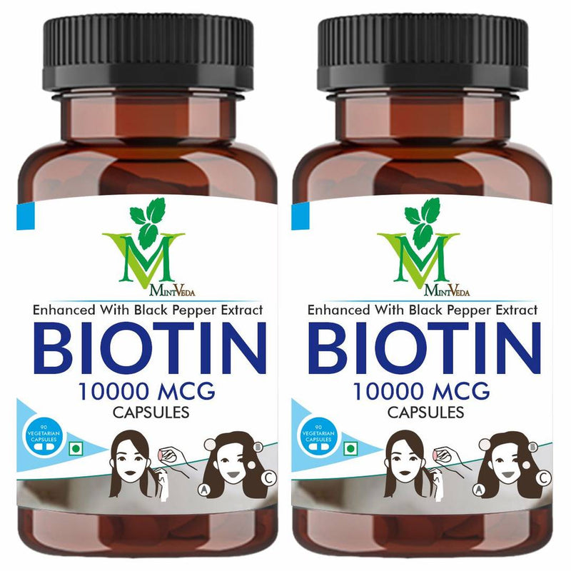 Biotin Vegetarian 90 Capsule Pack Of 2