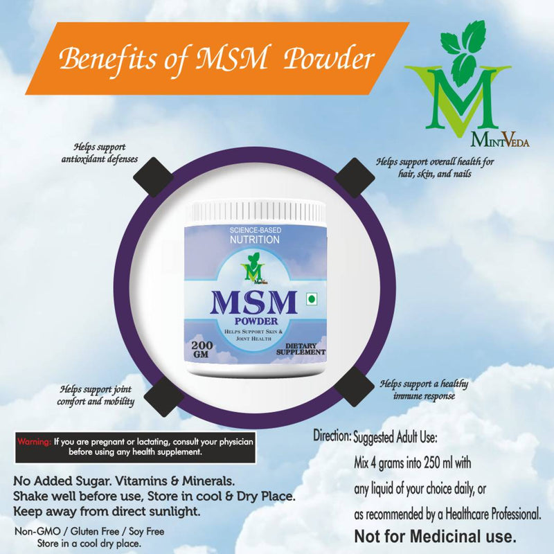 MSM Powder (200G) Pack Of 3