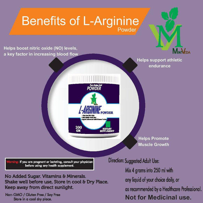 L-Arginine Powder (200G) Pack Of 1