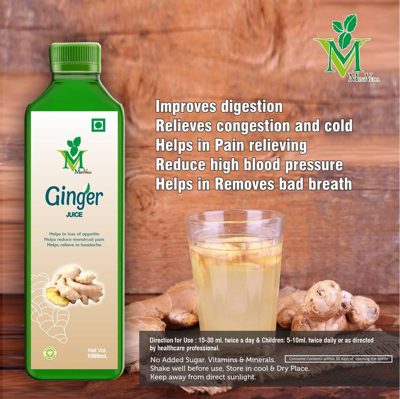 Ginger Sugar Free Juice (1000Ml) Pack Of 1