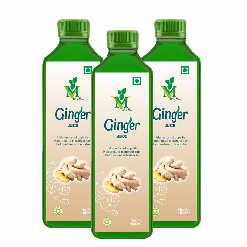 Ginger Sugar Free Juice (1000Ml) Pack Of 3