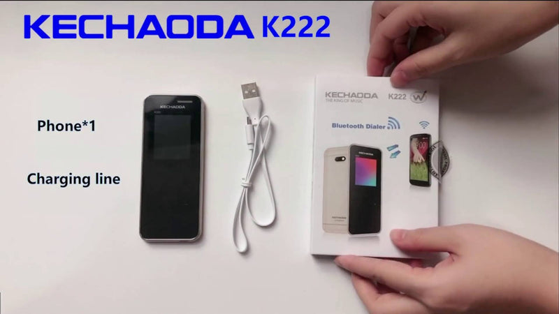 MOBILE PHONE Kechaoda K222 Black Dual Sim with bluetooth