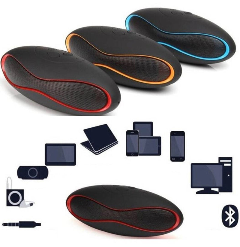 Mini-X6U Portable Bluetooth Rugby Style Mobile Speaker