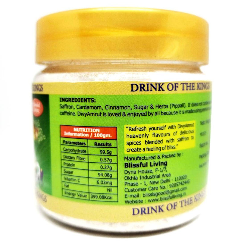 Pack of 1 Drink of the kings Divyamrut Saffron tea - Price Incl. Shipping