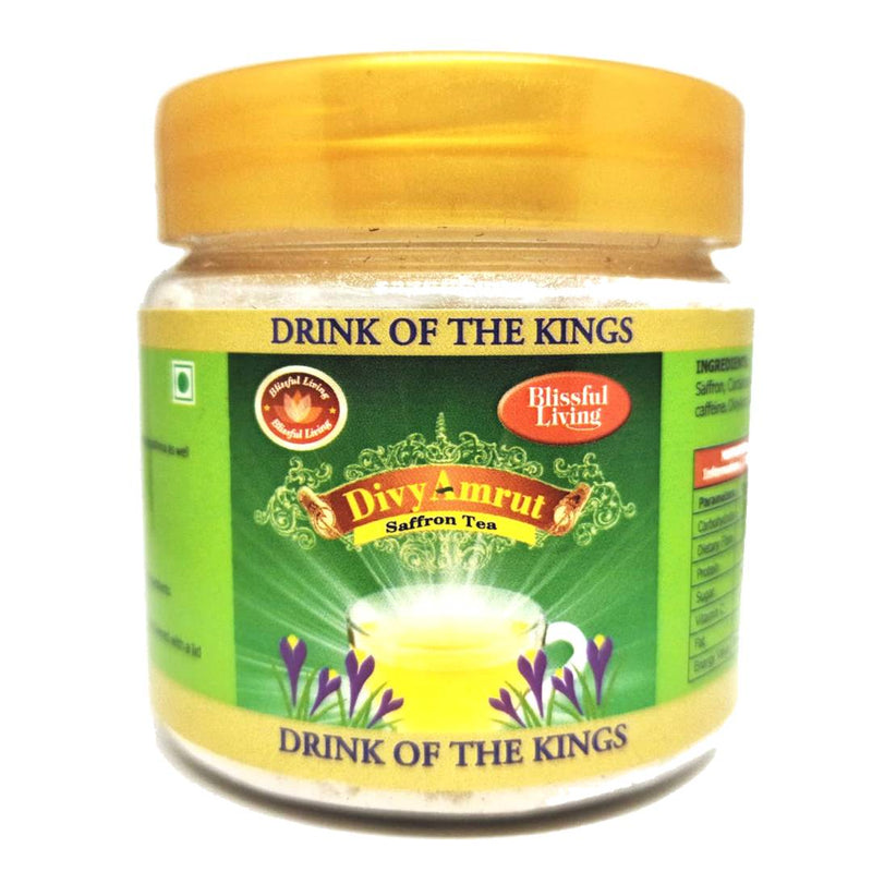 Pack of 1 Drink of the kings Divyamrut Saffron tea - Price Incl. Shipping