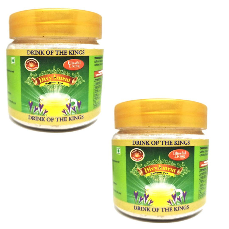 Pack of 2 Drink of the kings Divyamrut Saffron tea - Price Incl. Shipping