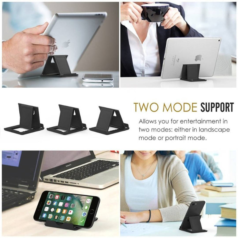 Mobile Stand Holder Universal Adjustable 5 Steps Fold-able for All Phone Tablet Desk (MULTICOLOUR)
