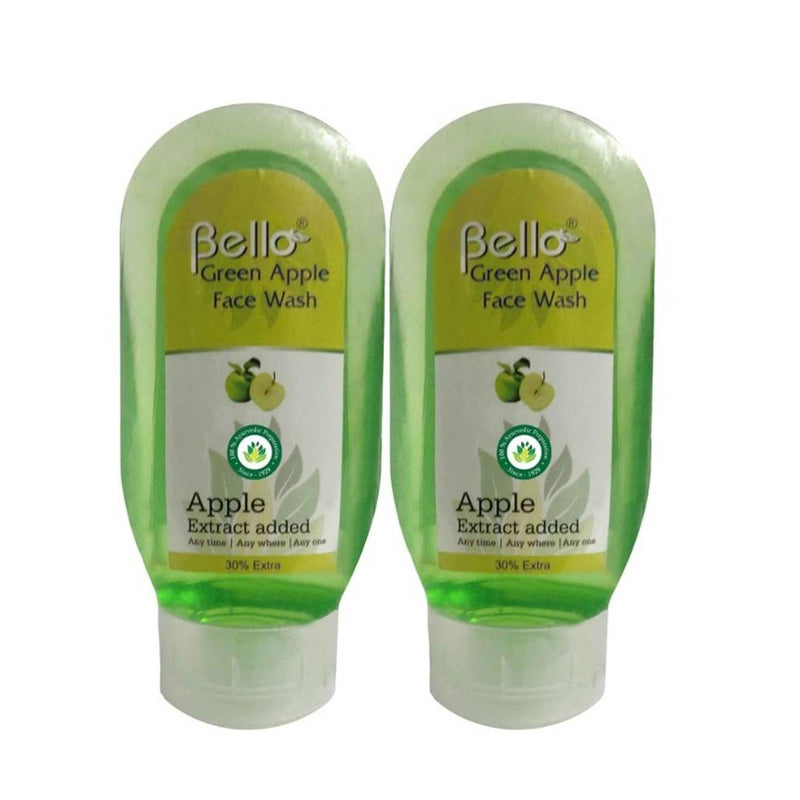 Bello Green Apple Face wash 130 ML Pack 2