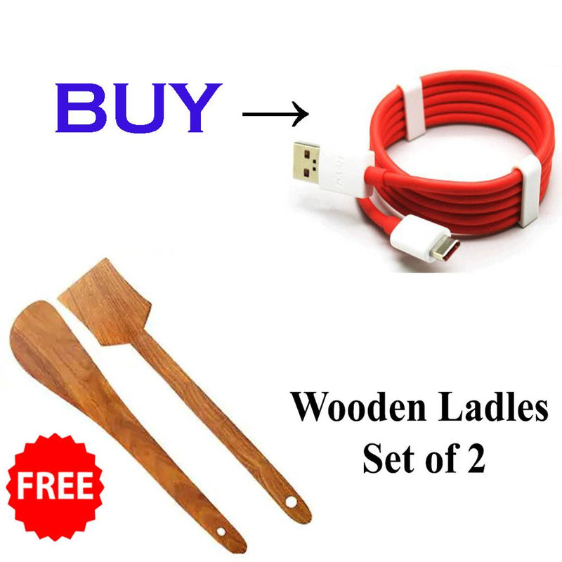 Type C Cable along with ladle set of2 (Combo)