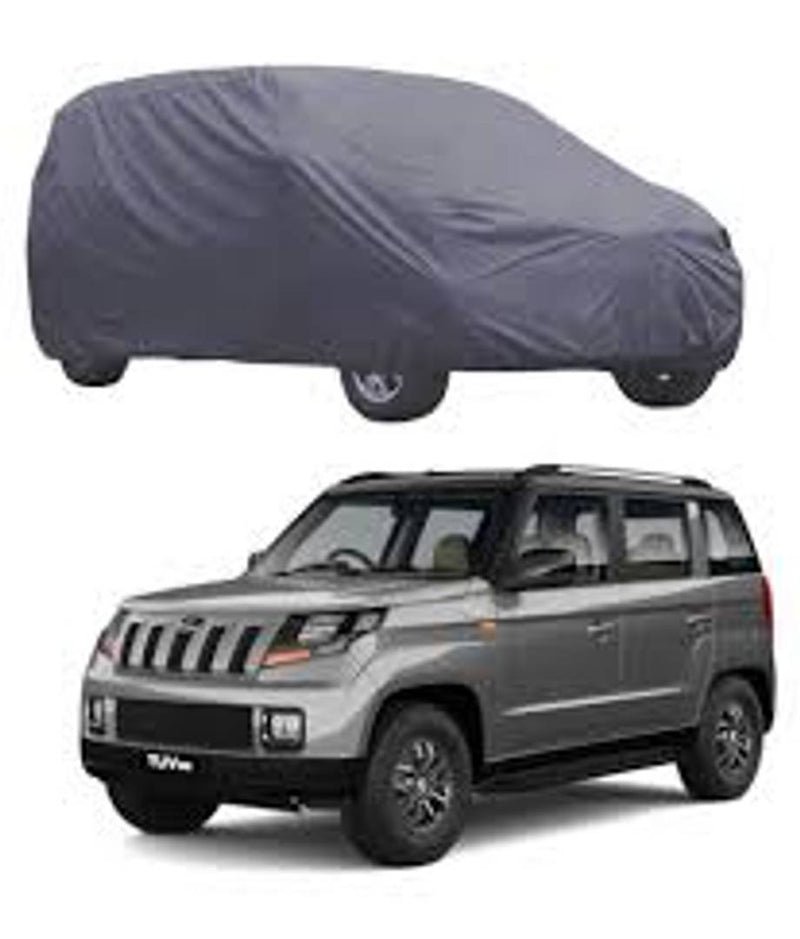 Daily-Useful Attractive Solid Car Cover  For TUV-300 Grey