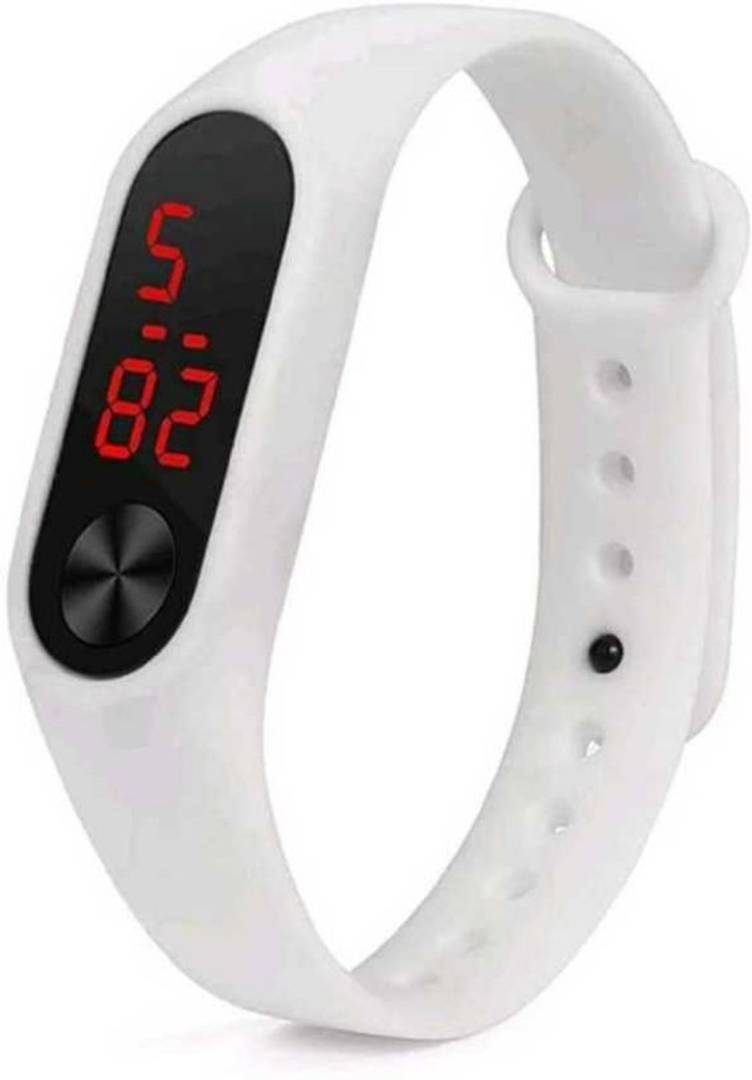 Black & White Led Combo Watch For  Digital Band Watch - For Boys & Girl