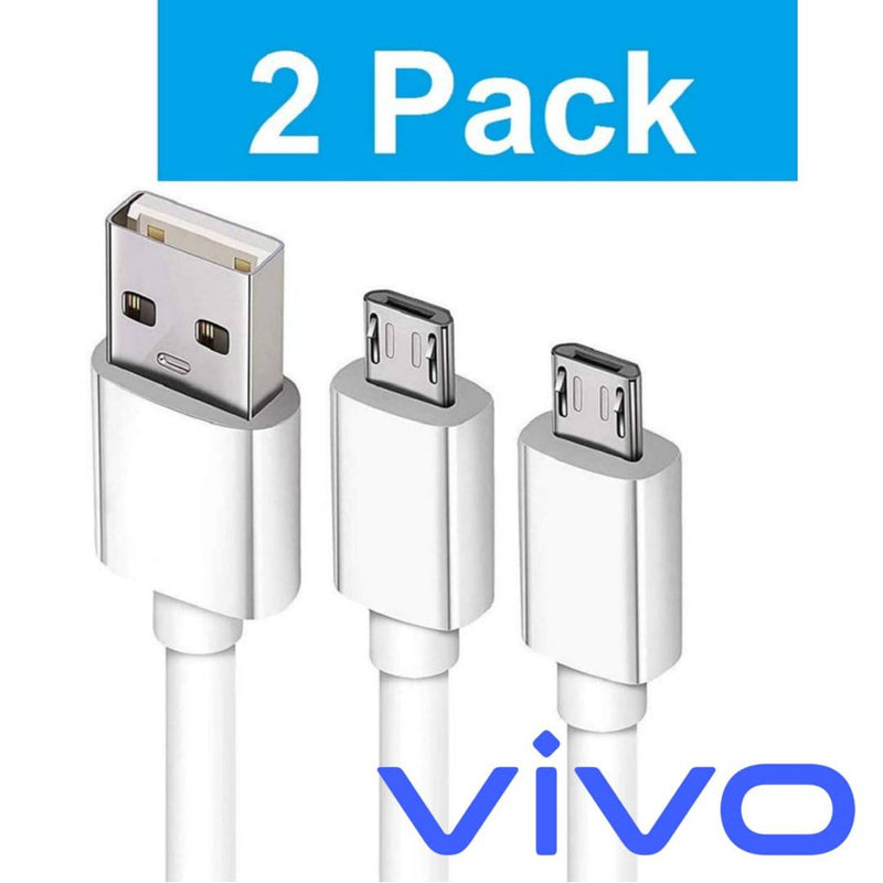 HEARME Combo Of Dual USB 2.4A Fast Phone Charging Micro USB Charge Cable For VIVO