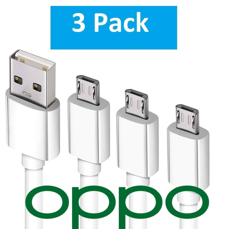 HEARME Combo Of 3 USB 2.4A Fast Phone Charging Micro USB Charge Cable For OPPO