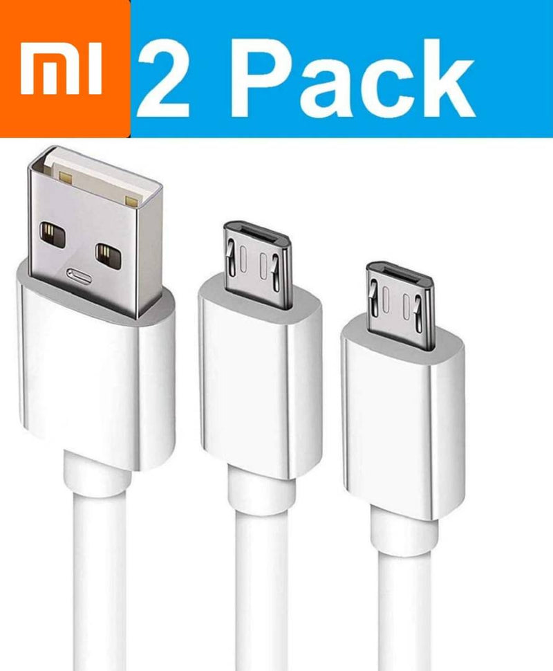 HEARME Combo Of Dual USB 2.4A Fast Phone Charging Micro USB Charge Cable For MI