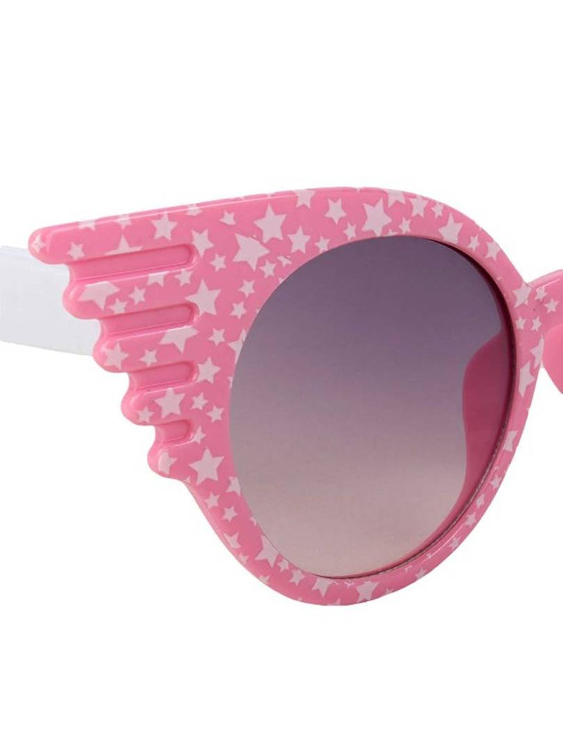 Pretty UV Protected Light Pink Children sunglasses with Case and Wipes