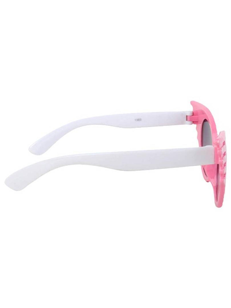 Pretty UV Protected Light Pink Children sunglasses with Case and Wipes