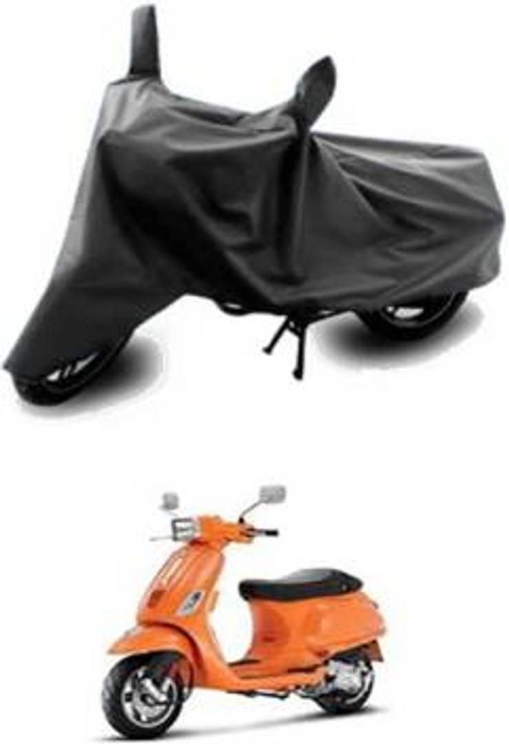 two wheeler bike and scooty polishter body cover ( Gray )