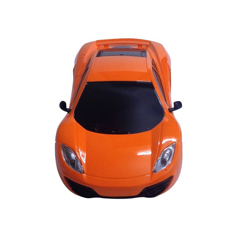 NHR Mini Racing 4 Channel 1:24 Remote Control Car, RC Car, Super Racing car with LED Head Light (3+Age, Orange)