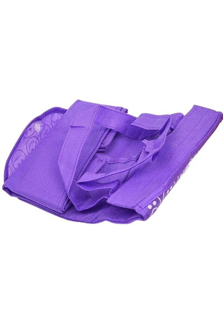 Set of 6 Foldable Reusable Bags Smiley Printed Bag