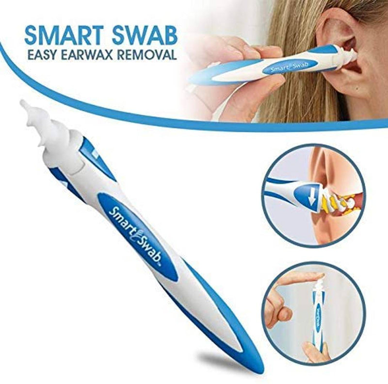ABS and Silicone Smart Soft Spiral Swab Easy Earwax Removal Ear Cleaner
