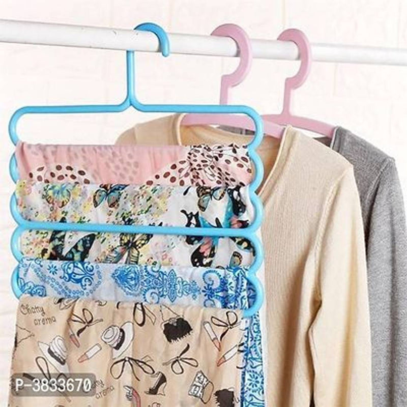 Wardrobe Space Saver Folding Hangers For Clothes II Pack Of 6 II