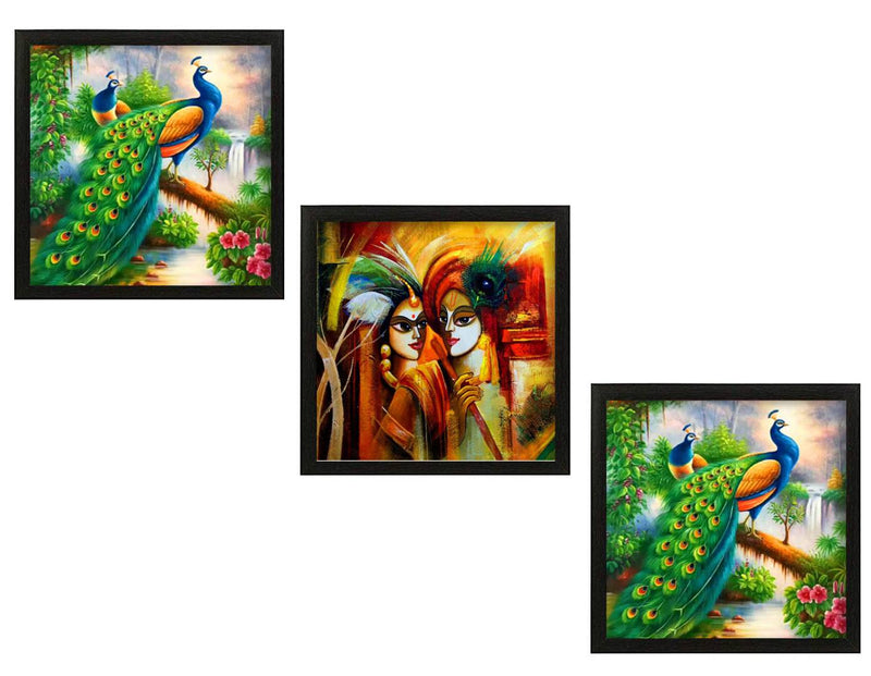 Essential Multicoloured Wall Hanging Frame Pack Of 3