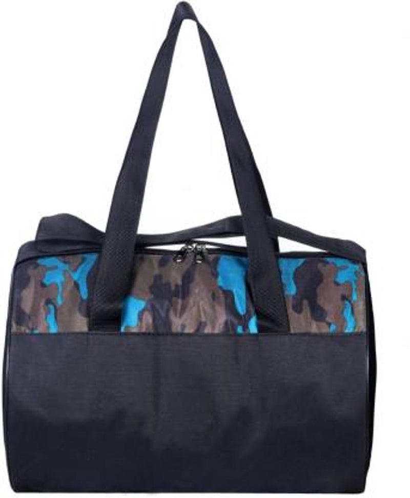 Stylish Black Printed Duffle Bag