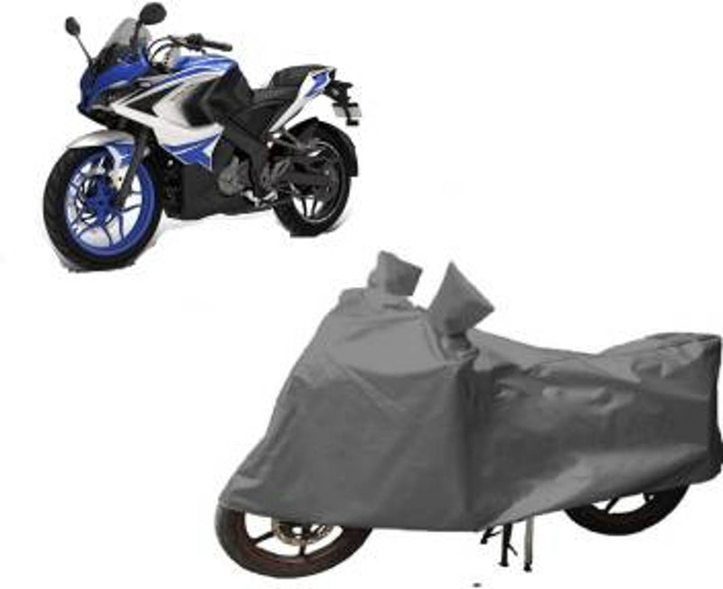 Assorted Stylish Daily-Use Polyester Scooty And Bike Covers Grey