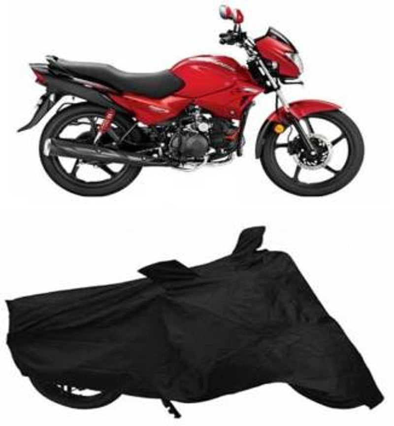 Assorted Stylish Daily-Use Polyester Scooty And Bike Covers Black