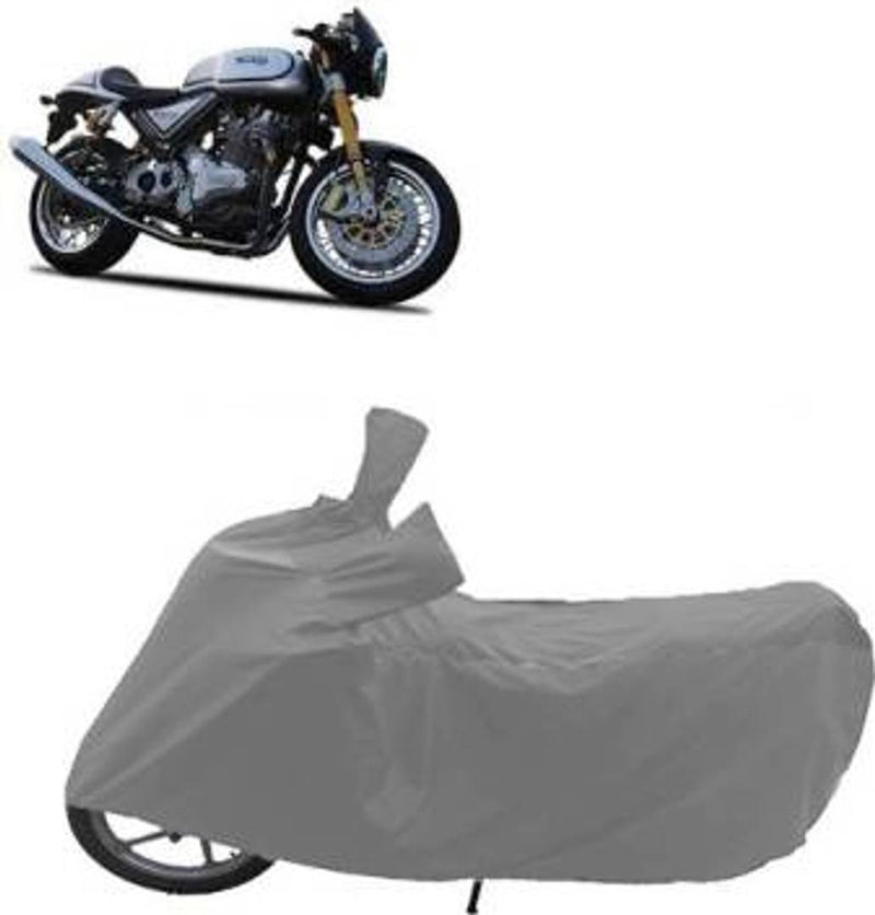 Assorted Stylish Daily-Use Polyester Scooty And Bike Covers Silver