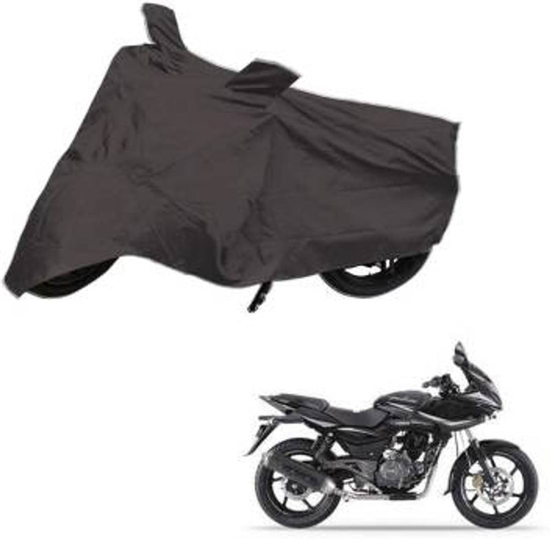 Assorted Stylish Daily-Use Polyester Scooty And Bike Covers Grey