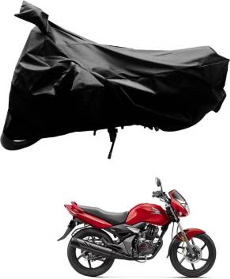 Assorted Stylish Daily-Use Polyester Scooty And Bike Covers Black