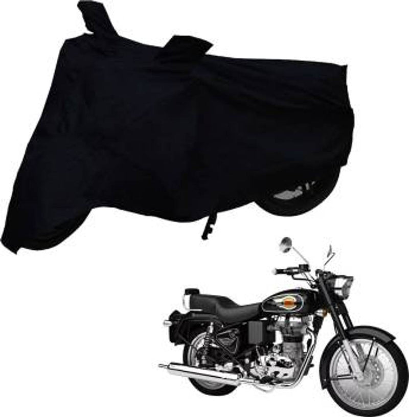 Assorted Stylish Daily-Use Polyester Scooty And Bike Covers  Black