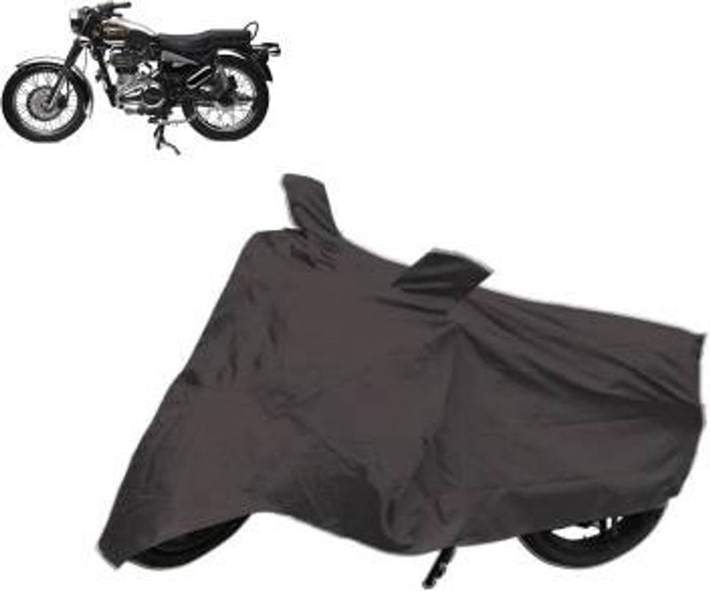 Assorted Stylish Daily-Use Polyester Scooty And Bike Covers Grey