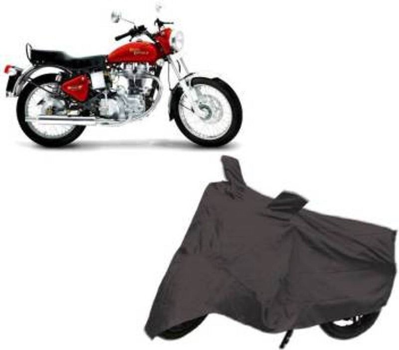 Assorted Stylish Daily-Use Polyester Scooty And Bike Covers Grey