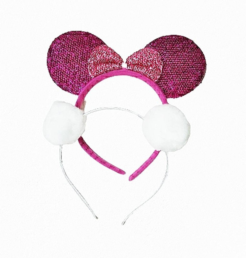 Exclusive Kids pom pom and Mickey hair band (pack of 2)