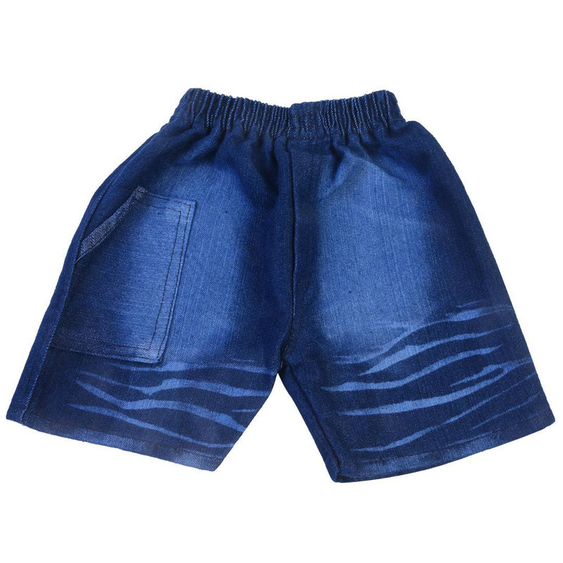 Blue Denim Shorts For Boy's