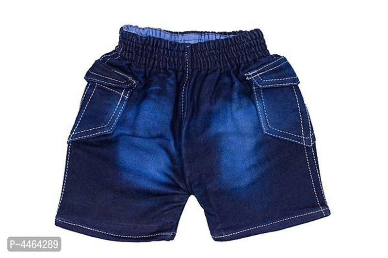 Blue Denim Shorts For Boy's
