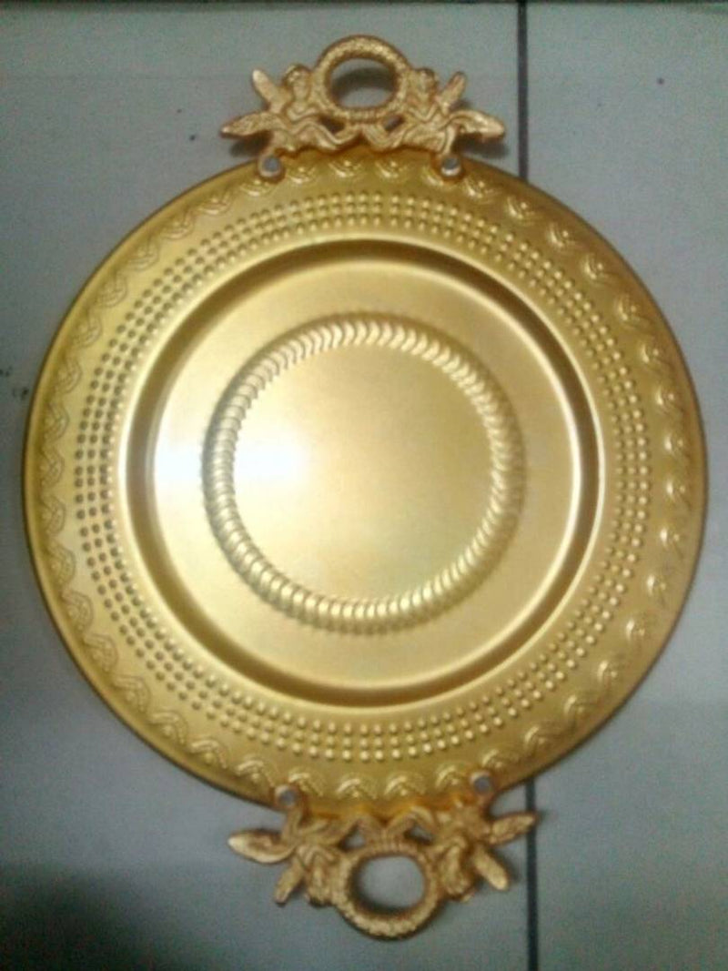 Essential Iron Round Shape Dry Fruit Plate