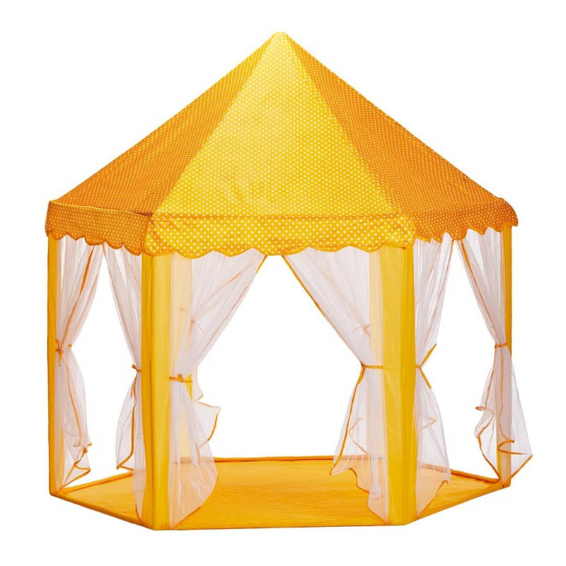 NHR Hut Type Kids Play Tent House, Play Zone, Play House, Play Castle for Indoor and Outdoor for 3 to 6 Years Age Group (Orange)