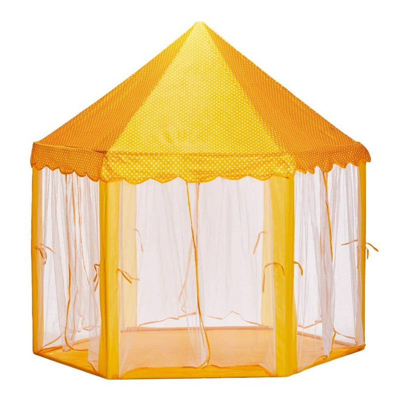 NHR Hut Type Kids Play Tent House, Play Zone, Play House, Play Castle for Indoor and Outdoor for 3 to 6 Years Age Group (Orange)