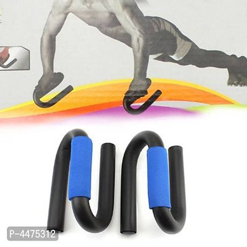 Combo of Single Spring Tummy Trimmer and Push up Bar Abs Exerciser Waist-Trimmer for Burn Off Calories