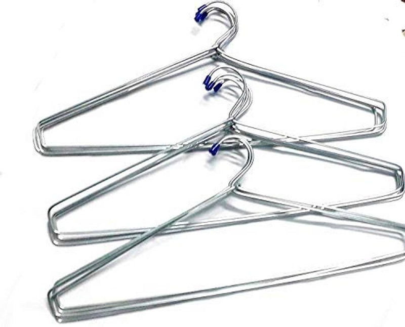 Steel Coated High Quality Rust Free Cloth & Wardrobe Hanger Pack Of 12