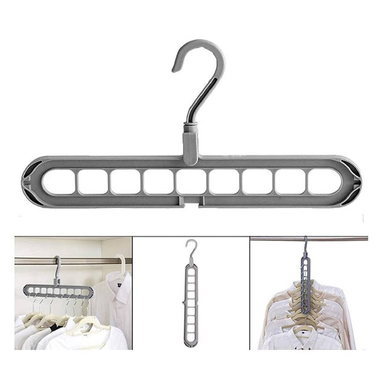 Plastic Cloth Hager For Sarees, Dresses, Blazers Align In Queue Pack Of 4