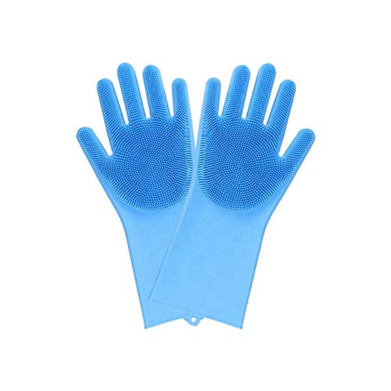 Multipurpose Silicon Gloves For Kitchen Use Utensils Washing Bathroom Cleaning Pack Of 1 Pair