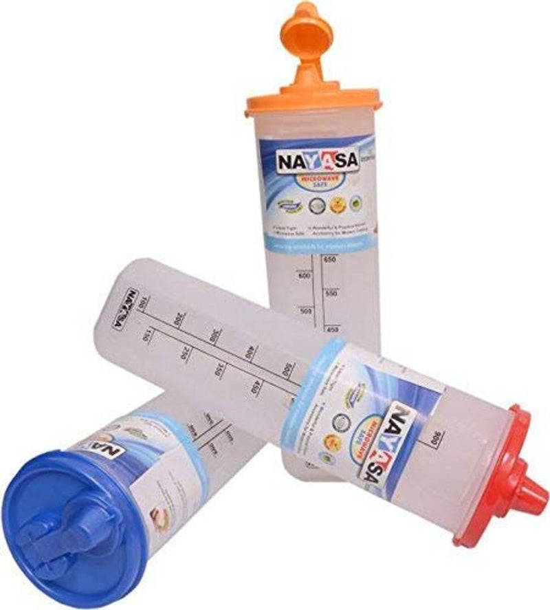 Nyasa Oil Dispenser With Measure 1 Litre Bottle Pack Of 3