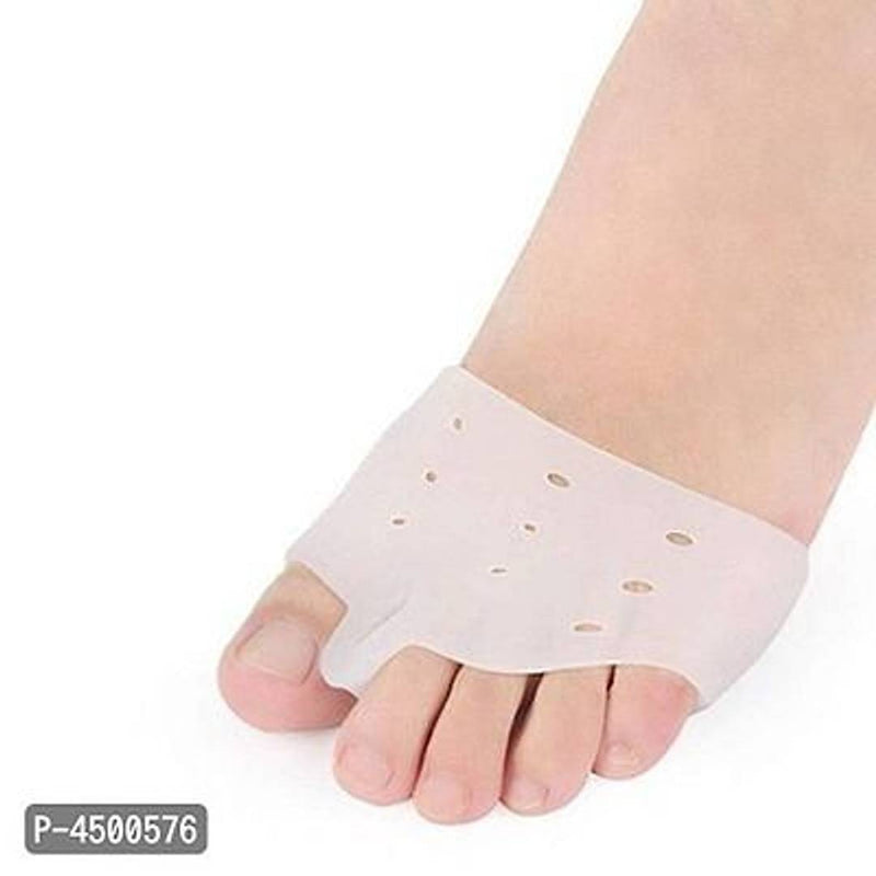 Soft Silicone Gel Ball Of Foot Pain Relief Metatarsal Cushion Pad Forefoot Protection (2 Pair)