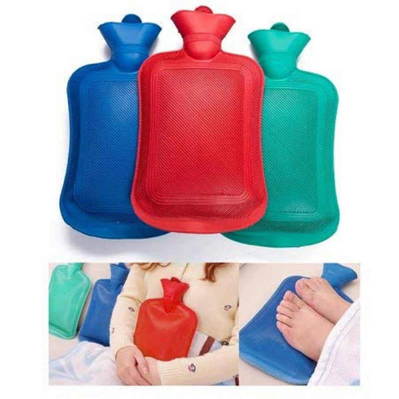 Small Rubber Hot Water Heating Pad Bag For Pain Relief